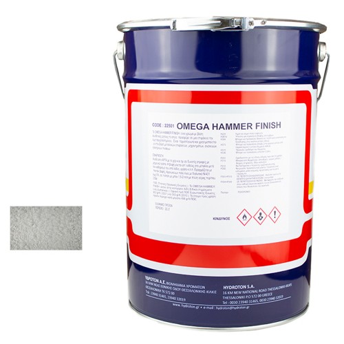 OMEGA HAMMER FINISH ΣΦΥΡΗΛΑΤΟ ΑΣΗΜΙ-801 20lt