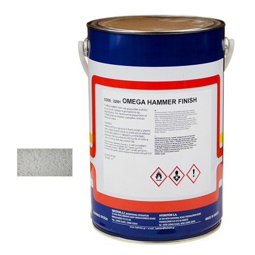 OMEGA HAMMER FINISH ΣΦΥΡΗΛΑΤΟ ΑΣΗΜΙ-801 4lt