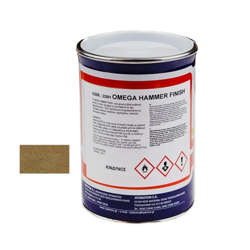 OMEGA HAMMER FINISH ΣΦΥΡΗΛΑΤΟ ΧΑΛΚΟΣ-802 0,75lt