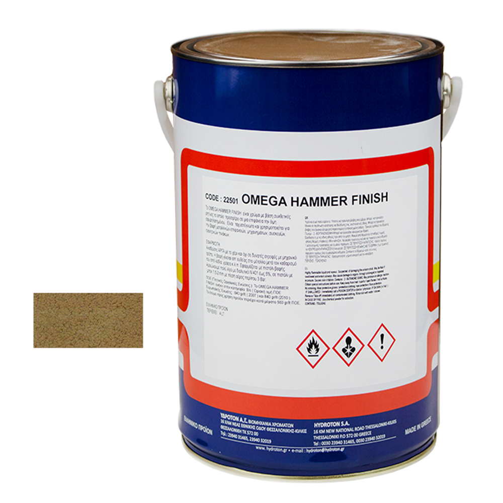 OMEGA HAMMER FINISH ΣΦΥΡΗΛΑΤΟ ΧΑΛΚΟΣ-802 4lt