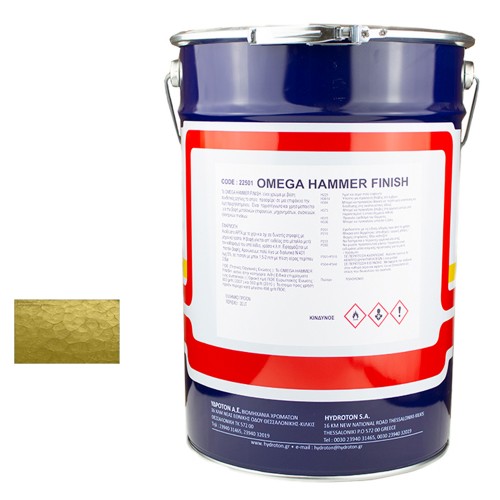 OMEGA HAMMER FINISH ΣΦΥΡΗΛΑΤΟ ΧΡΥΣΑΦΙ-804 20lt