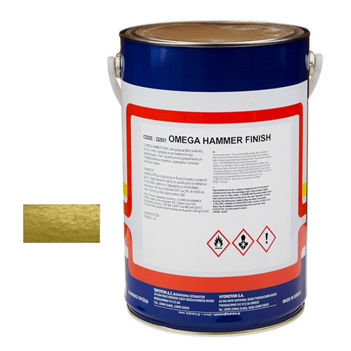 OMEGA HAMMER FINISH ΣΦΥΡΗΛΑΤΟ ΧΡΥΣΑΦΙ-804 4lt
