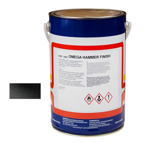OMEGA HAMMER FINISH ΣΦΥΡΗΛΑΤΟ ΜΑΥΡΟ-805 4lt