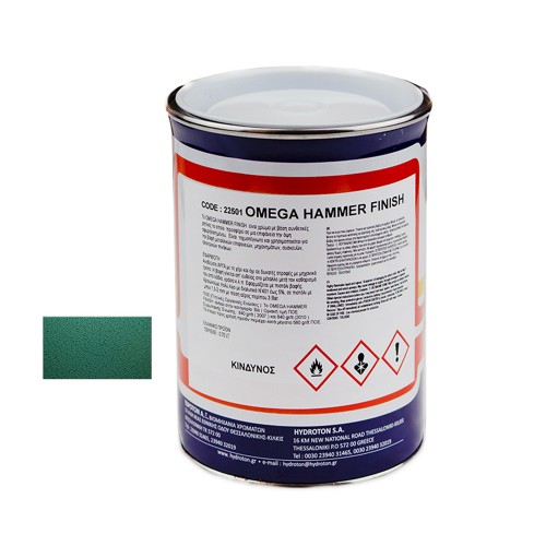 OMEGA HAMMER FINISH ΣΦΥΡΗΛΑΤΟ ΠΡΑΣΙΝΟ-806 0,75lt