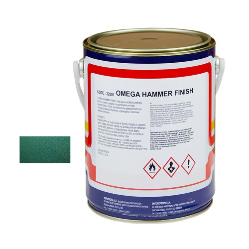OMEGA HAMMER FINISH ΣΦΥΡΗΛΑΤΟ ΠΡΑΣΙΝΟ-806 2,5lt