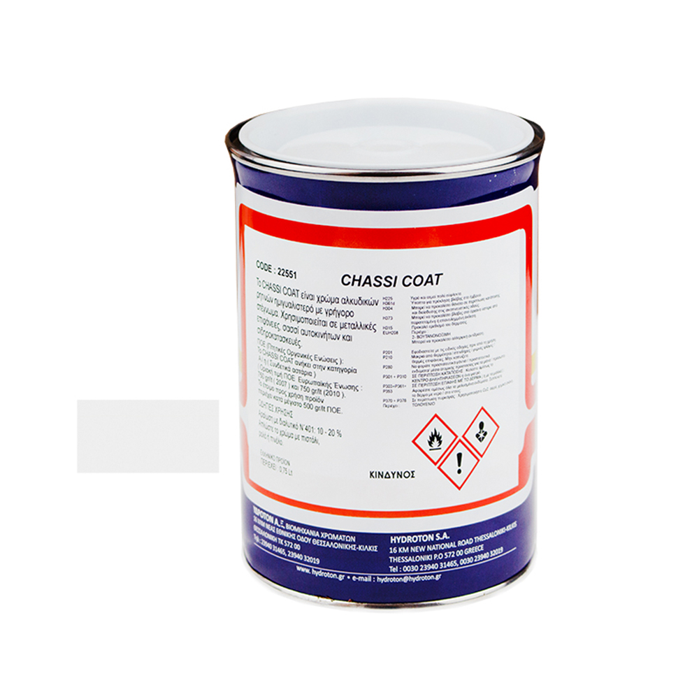CHASSI COAT ΛΕΥΚΟ 2 ΣΕ 1 ΑΝΤΙΣΚΩΡΙΑΚΟ ΑΣΤΑΡΟΧΡΩΜΑ 0,75lt