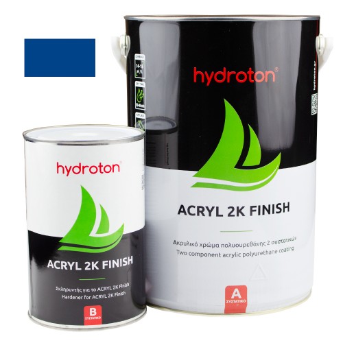 ACRYL 2K FINISH ΑΚΡΥΛΙΚΟ ΧΡΩΜΑ ΠΟΛΥΟΥΡΕΘΑΝΗΣ 2 ΣΥΣΤΑΤΙΚΩΝ ΜΠΛΕ RAL-5005 5lt ΓΥΑΛΙΣΤΕΡΟ