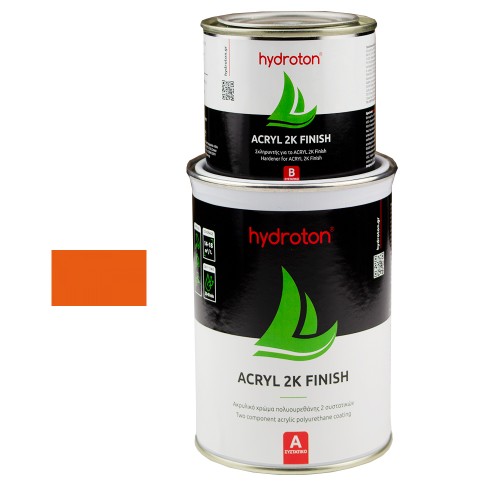 ACRYL 2K FINISH ΑΚΡΥΛΙΚΟ ΧΡΩΜΑ ΠΟΛΥΟΥΡΕΘΑΝΗΣ 2 ΣΥΣΤΑΤΙΚΩΝ ΠΟΡΤΟΚΑΛΙ RAL-2004 0,937lt ΓΥΑΛΙΣΤΕΡΟ