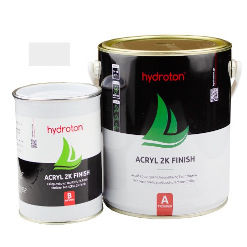 ACRYL 2K FINISH ΑΚΡΥΛΙΚΟ ΧΡΩΜΑ ΠΟΛΥΟΥΡΕΘΑΝΗΣ 2 ΣΥΣΤΑΤΙΚΩΝ ΛΕΥΚΟ RAL-9003 2,5lt ΓΥΑΛΙΣΤΕΡΟ
