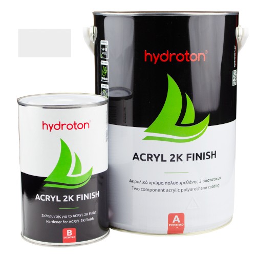 ACRYL 2K FINISH ΑΚΡΥΛΙΚΟ ΧΡΩΜΑ ΠΟΛΥΟΥΡΕΘΑΝΗΣ 2 ΣΥΣΤΑΤΙΚΩΝ ΛΕΥΚΟ RAL-9003 5lt ΓΥΑΛΙΣΤΕΡΟ