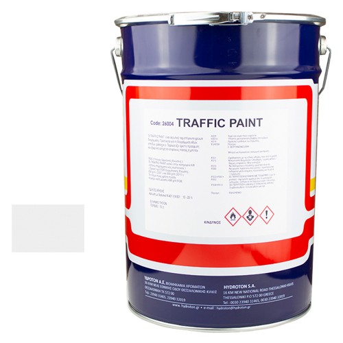 TRAFFIC PAINT ΑΚΡΥΛΙΚΟ ΧΡΩΜΑ ΔΙΑΓΡΑΜΜΙΣΗΣ ΛΕΥΚΟ 19lt