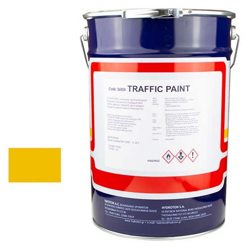 TRAFFIC PAINT ΑΚΡΥΛΙΚΟ ΧΡΩΜΑ ΔΙΑΓΡΑΜΜΙΣΗΣ ΚΙΤΡΙΝΟ 19lt