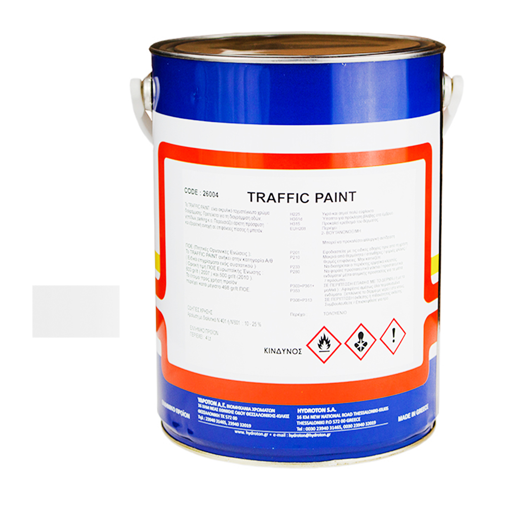 TRAFFIC PAINT ΑΚΡΥΛΙΚΟ ΧΡΩΜΑ ΔΙΑΓΡΑΜΜΙΣΗΣ ΛΕΥΚΟ 4lt
