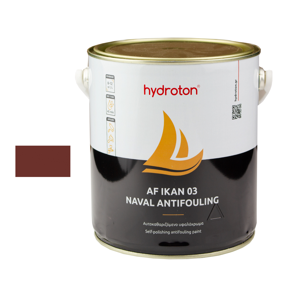 AF IKAN 03 NAVAL ANTIFOULING ΥΦΑΛΟΧΡΩΜΑ (ΜΟΥΡΑΒΙΑ) ΚΕΡΑΜΙΔΙ 2,5lt