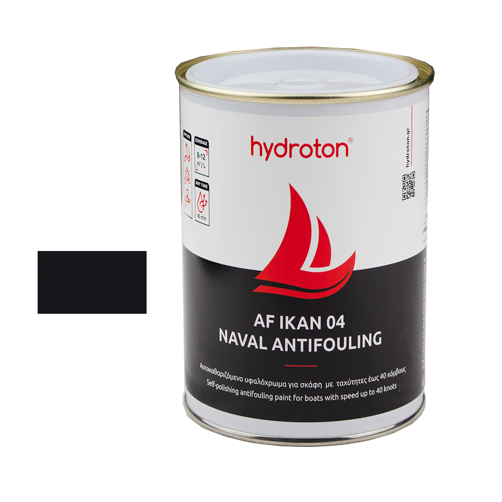 AF IKAN 04 MARINERO ANTIFOULING ΥΦΑΛΟΧΡΩΜΑ (ΜΟΥΡΑΒΙΑ) ΜΑΥΡΟ 0,75lt