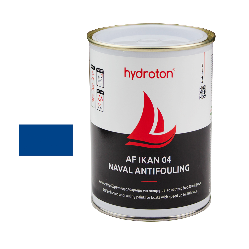 AF IKAN 04 MARINERO ANTIFOULING ΥΦΑΛΟΧΡΩΜΑ (ΜΟΥΡΑΒΙΑ) ΜΠΛΕ 0,75lt