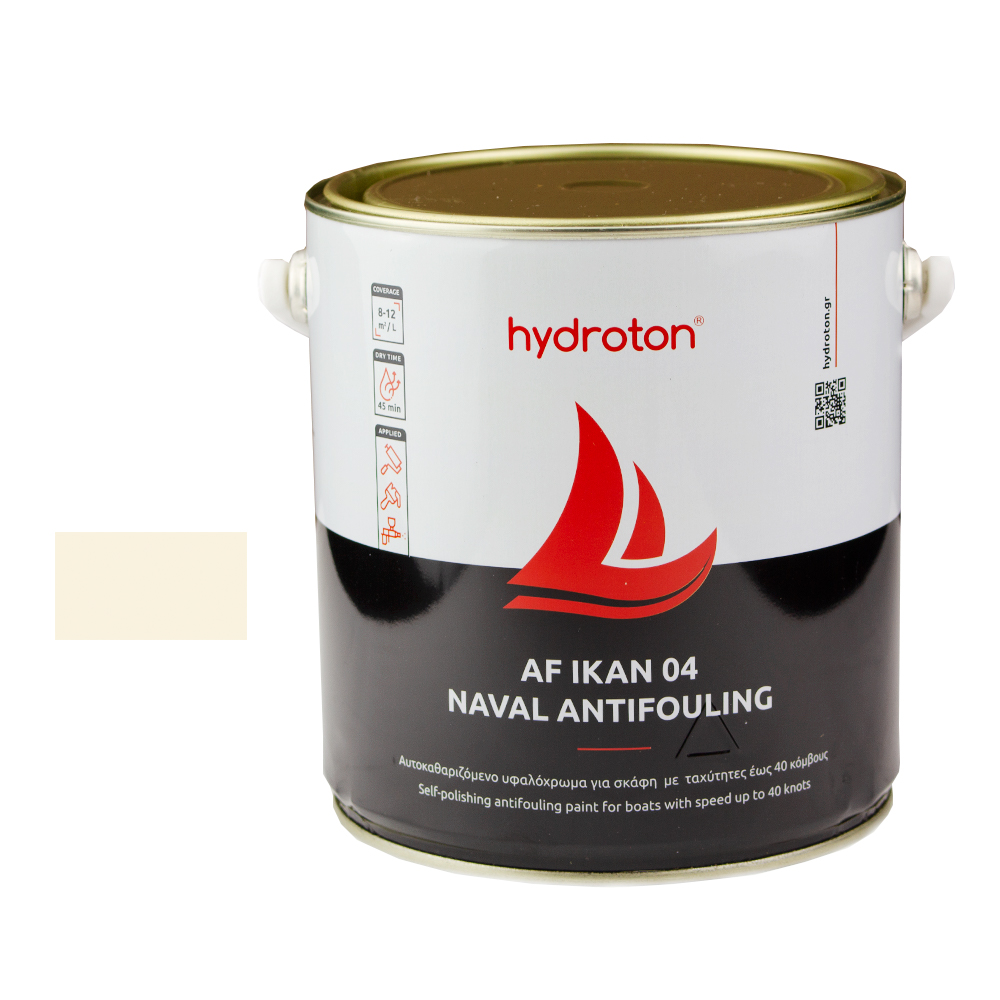 AF IKAN 04 MARINERO ANTIFOULING ΥΦΑΛΟΧΡΩΜΑ (ΜΟΥΡΑΒΙΑ) ΛΕΥΚΟ-ΚΡΕΜ 2,5lt