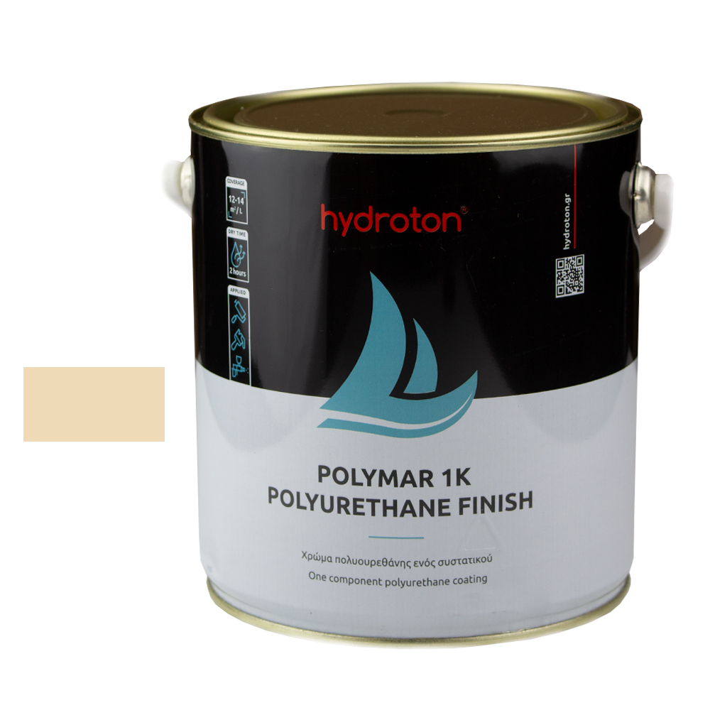 POLYMAR 1K POLYURETHANE FINISH ΧΡΩΜΑ ΠΟΛΥΟΥΡΕΘΑΝΗΣ ΜΠΕΖ RAL-1015 2,5lt ΓΥΑΛΙΣΤΕΡΟ