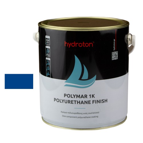 POLYMAR 1K POLYURETHANE FINISH ΧΡΩΜΑ ΠΟΛΥΟΥΡΕΘΑΝΗΣ ΜΠΛΕ RAL-5005 2,5lt ΓΥΑΛΙΣΤΕΡΟ