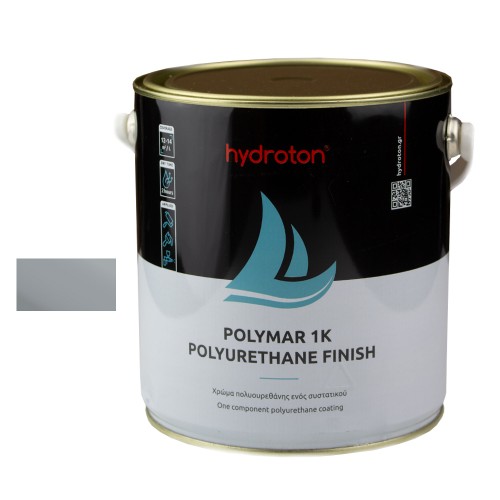POLYMAR 1K POLYURETHANE FINISH ΧΡΩΜΑ ΠΟΛΥΟΥΡΕΘΑΝΗΣ ΓΚΡΙ RAL-7040 2,5lt ΓΥΑΛΙΣΤΕΡΟ