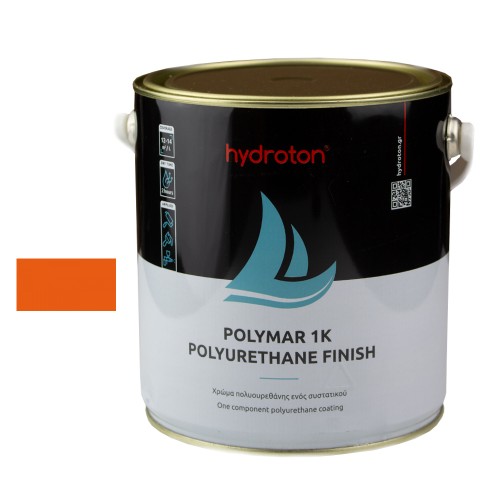 POLYMAR 1K POLYURETHANE FINISH ΧΡΩΜΑ ΠΟΛΥΟΥΡΕΘΑΝΗΣ ΠΟΡΤΟΚΑΛΙ RAL-2004 2,5lt ΓΥΑΛΙΣΤΕΡΟ