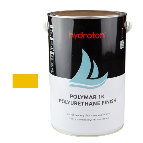 POLYMAR 1K POLYURETHANE FINISH ΧΡΩΜΑ ΠΟΛΥΟΥΡΕΘΑΝΗΣ ΚΙΤΡΙΝΟ RAL-1023 5lt ΓΥΑΛΙΣΤΕΡΟ