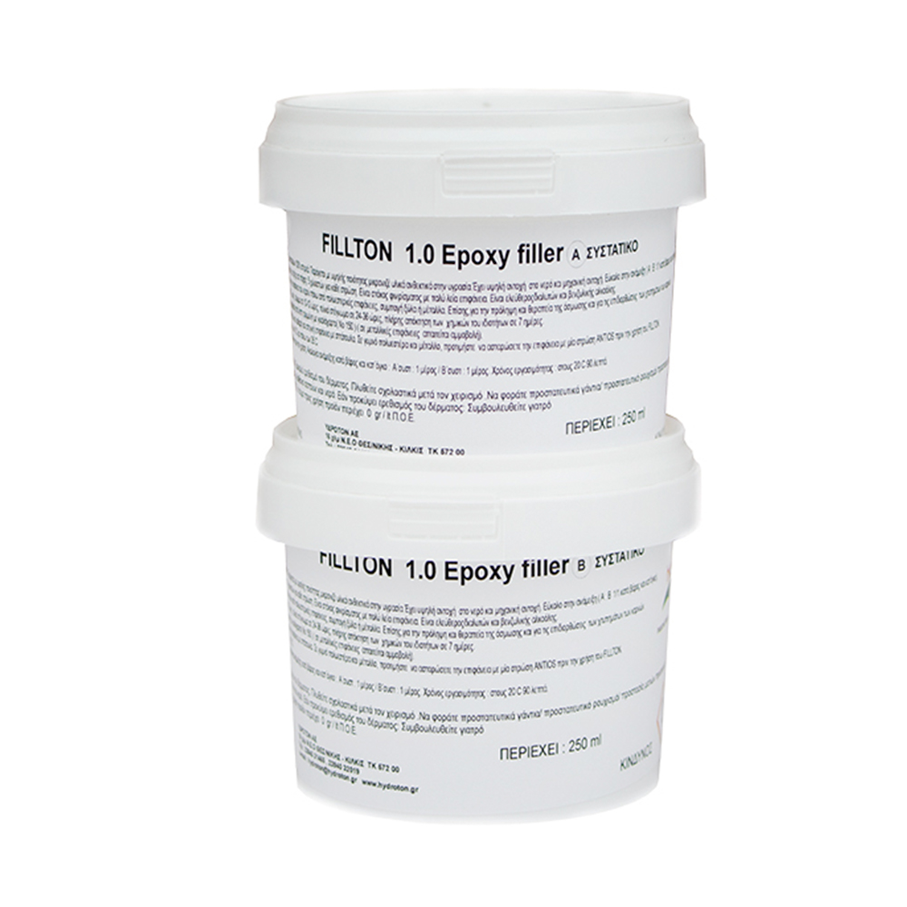 FILLTON 1.0 EPOXY FILLER ΕΠΟΞΕΙΔΙΚΟΣ ΣΤΟΚΟΣ 2 ΣΥΣΤΑΤΙΚΩΝ 0,5lt