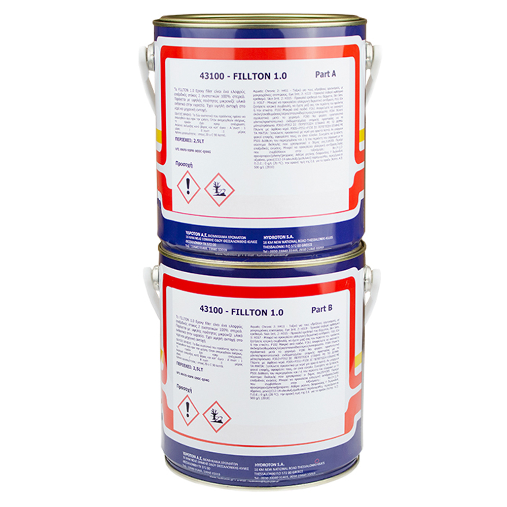 FILLTON 1.0 EPOXY FILLER ΕΠΟΞΕΙΔΙΚΟΣ ΣΤΟΚΟΣ 2 ΣΥΣΤΑΤΙΚΩΝ 6lt