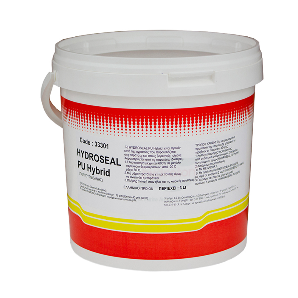 HYDROSEAL PU HYBRID ΥΒΡΙΔΙΚΟ ΜΟΝΩΤΙΚΟ ΤΟΙΧΩΝ ΚΑΙ ΤΑΡΑΤΣΩΝ ΛΕΥΚΟ 3lt