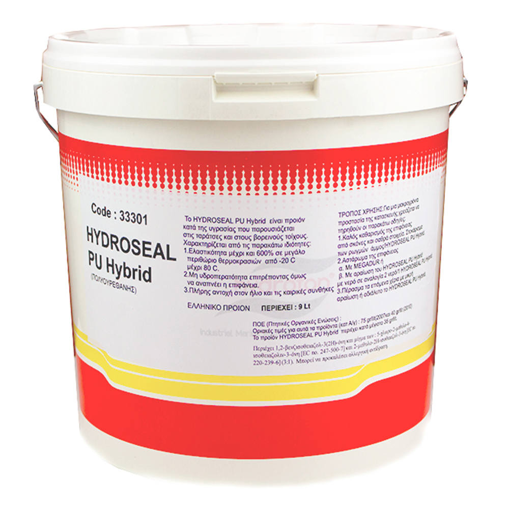 HYDROSEAL PU HYBRID ΥΒΡΙΔΙΚΟ ΜΟΝΩΤΙΚΟ ΤΟΙΧΩΝ ΚΑΙ ΤΑΡΑΤΣΩΝ ΛΕΥΚΟ 9lt