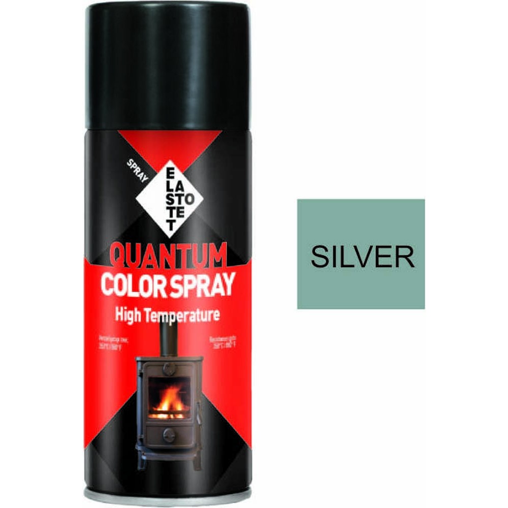 SPRAY ΥΨΗΛΩΝ ΘΕΡΜΟΚΡΑΣΙΩΝ (High Temperature) ΑΣΗΜΙ 400ml ELASTOTET