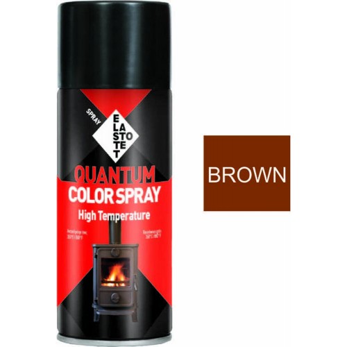 SPRAY ΥΨΗΛΩΝ ΘΕΡΜΟΚΡΑΣΙΩΝ (High Temperature) ΚΑΦΕ 400ml ELASTOTET