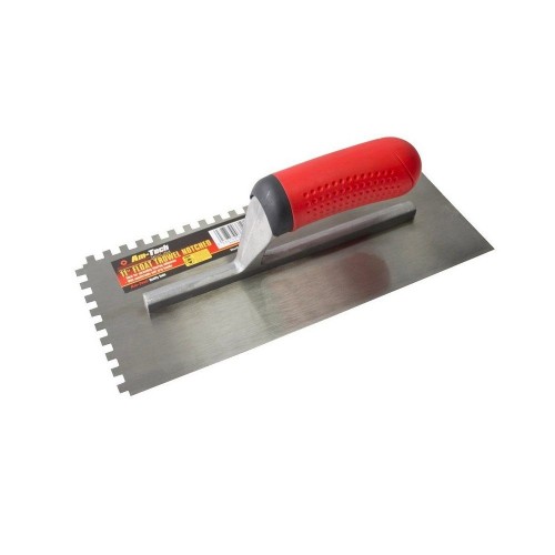 ΣΠΑΤΟΥΛΑ ΠΛΑΚΑΔΩΝ ΜΑΚΡΙΑ 48Χ13cm ΔΟΝΤΙ (10x10mm) INOX